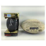 Autographed football lot