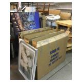 Large Collection of Print in canvas, some framed,