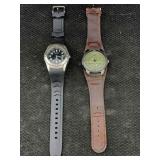 2 Quartz Watches Incl. Sharp & Coleman, Running
