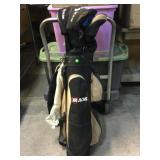 RAM Golf bag w/clubs