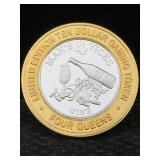 Le $10 4 Queens Silver Strike Token Las Vegas, Nv