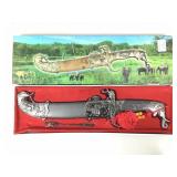 Frost Cutlery sword in sheath, elephant design