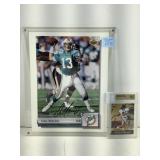 Dan Marino autographed card and bags graded card