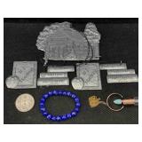 Pure Life Geodes And 1977 Coin Plus