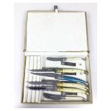 Jean Dubost French knives in box