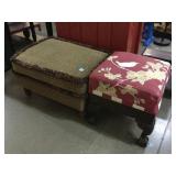 2-Ottomans, 25x18x14in