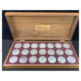 21 Silver Men In Space Coin Set Special Mint By