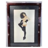 Olivia DeBarardinis Signed LE 1/55 Lithograph On