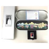 Friends to All Nations push pin collection, COA