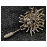 Sterling Lion Pin 20 G