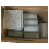 20 Glass Blocks, approx 8x8x3in