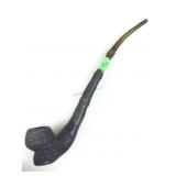 Clay & Brass Smoking Pipe
