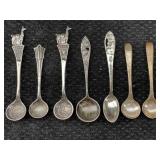 7 Vtg Sterling Miniature Spoons, Tw 22.6g