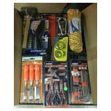 New tools incl. Rope, Pliers, wire brush set and