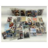 Mixed lot of cards in cases