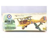 NOS Lindberg WWI British S.E.5a fighter, model