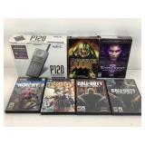DVD/PC video games, Call of Duty, Doom 3,