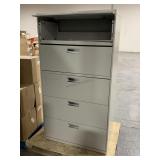Large Hon horizontal cabinet 5 drawer filing