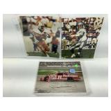 Mixed lot of autographed photos