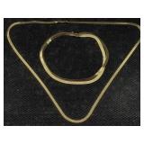 2-28" Gold Plated Necklaces