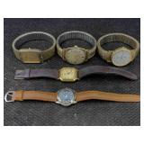 5 Quartz Watches Incl. Timex, Seiko & More