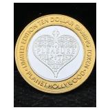 Le $10 Planet Hollywood Silver Strike Token Las