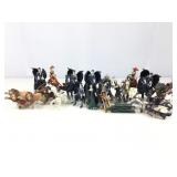 Schleich mixed figures, animals, knights,
