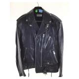 Saint Laurent motorcycle biker jacket, polyester,