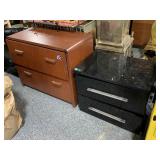 Wood File cabinet and Nightstand, 36in wide