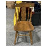 Solid wood chair