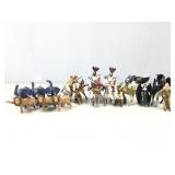 Schleich mixed figures, animals, knights,