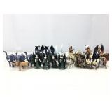 Schleich mixed figures, animals, knights,