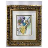 Itzchak Tarkay Original ï¿½Seaside Cafeï¿½ W