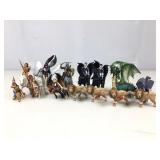 Schleich mixed figures, animals, knights,