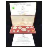 1972 Bahama Islands proof set, Inc, 925 silver