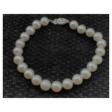 14k Gold And Pearl Bracelet