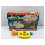 Vtg Fisher-Price toys, Marching Band set &