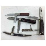 Vtg Pocket Knives. Colonial, Klein, Case XX and