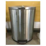 Metal waste bin w/foot pedal, missing insert,