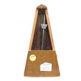 Vtg wooden metronome, cover missing