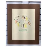 Vtg Picasso Litho - Le Ronde de la Jeunesse -