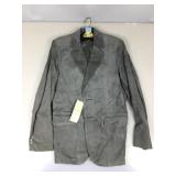 Oakridge Leather collection green suede jacket sz