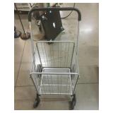 Cruiser Cart folding grocery cart, 17x15x38in