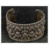 Sterling Silver Cuff Bracelet, Tw 55.8g, Sz 2.75in