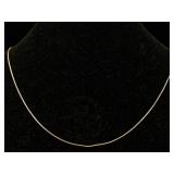 Sterling Silver Necklace, Tw 4.9g. Sz 25in Long