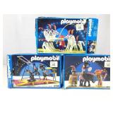 Playmobil toy sets, chimpanzee show, clown team
