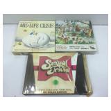 Adult games, Mid-Life Crisis, Sexual Trivia &