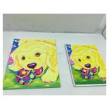 Vtg Lisa Frank folder & notebook, matching
