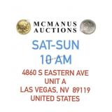 Live Auction Days and Times