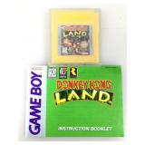Gameboy Donkey Kong Land Game with Manual